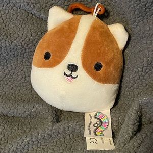 Squishmallows Corgi Clip